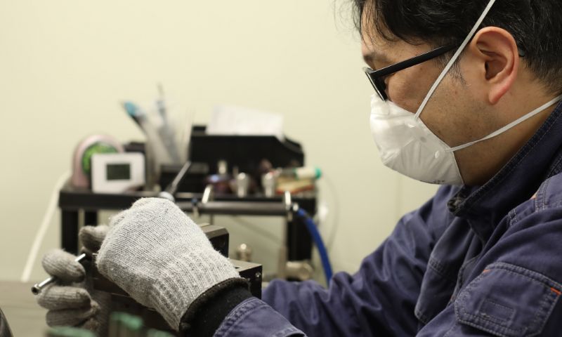 溶接の様子